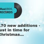 170 new vinyl records added